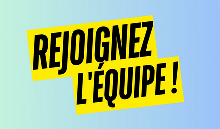 rejoignez l'équipe